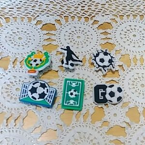 Sports Jibbitz, Soccer Shoe Charm for CROCS or similar shoe